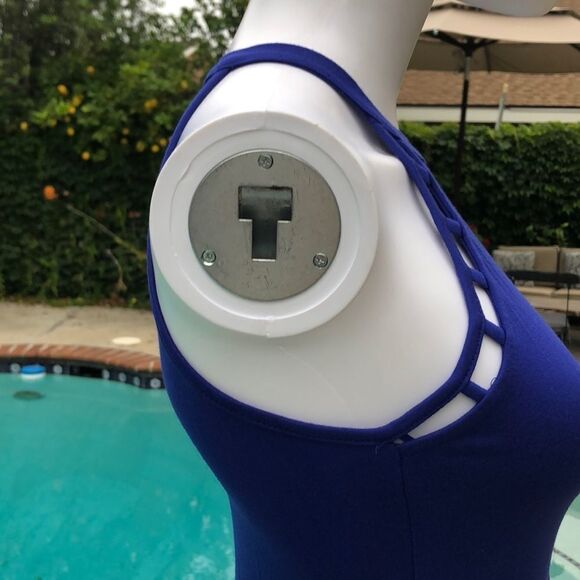 Good Luck Girl Gem Knit Halter Cage Skater Dress - Picture 6 of 13